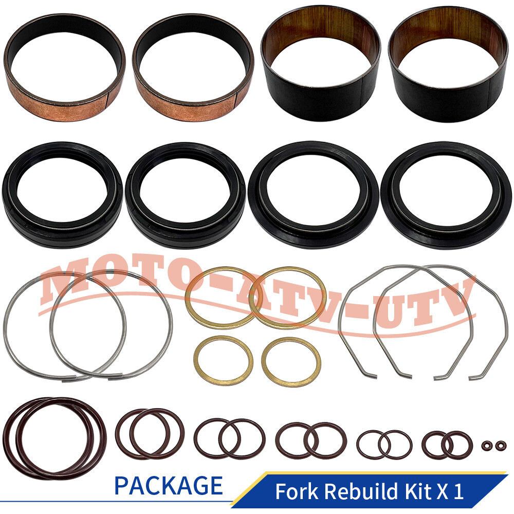 Fork Bushings Dust Oil Seals Rebuild Kit For Honda CR125R 1997-2007, CR250R 1996