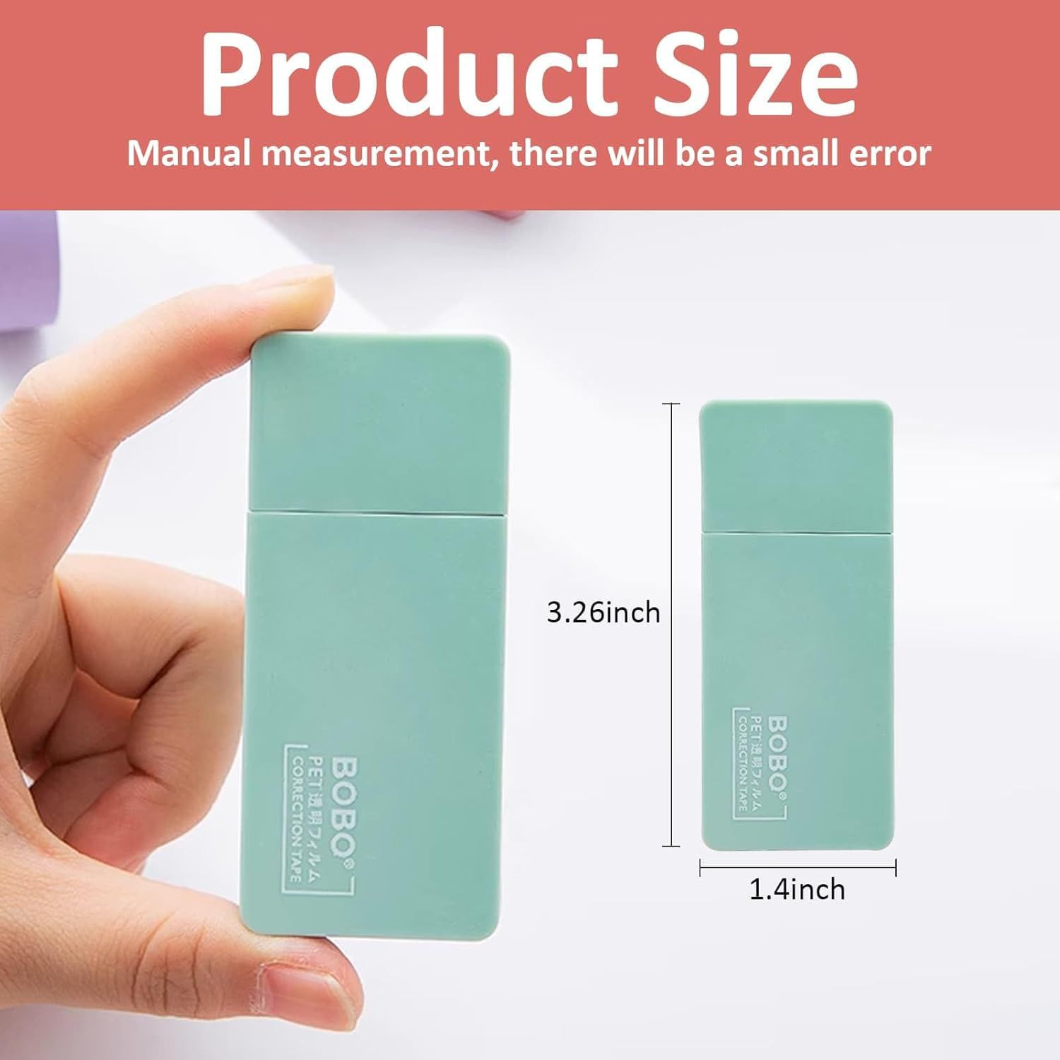 6 Pack Correction Tape Cute White Out Macaron Color