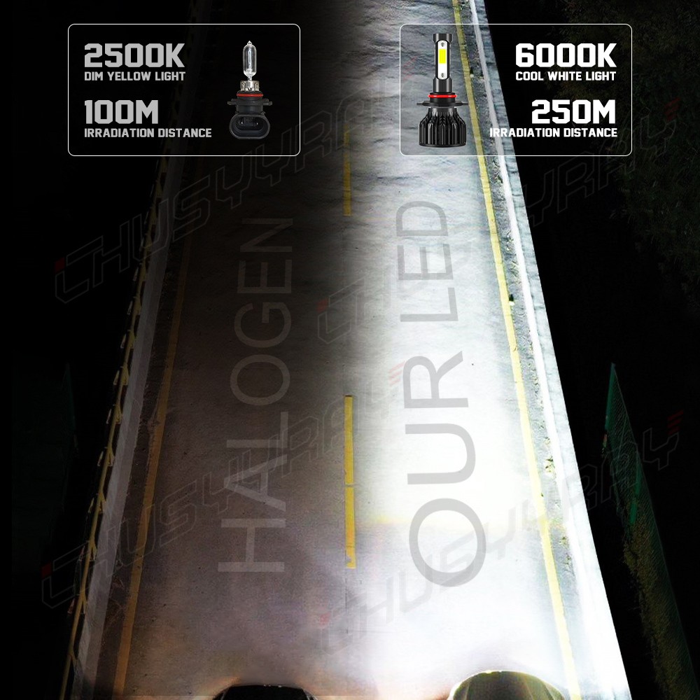 For 2010 Dodge Charger LED Headlight Low Beam 6000K White Bulbs super bright