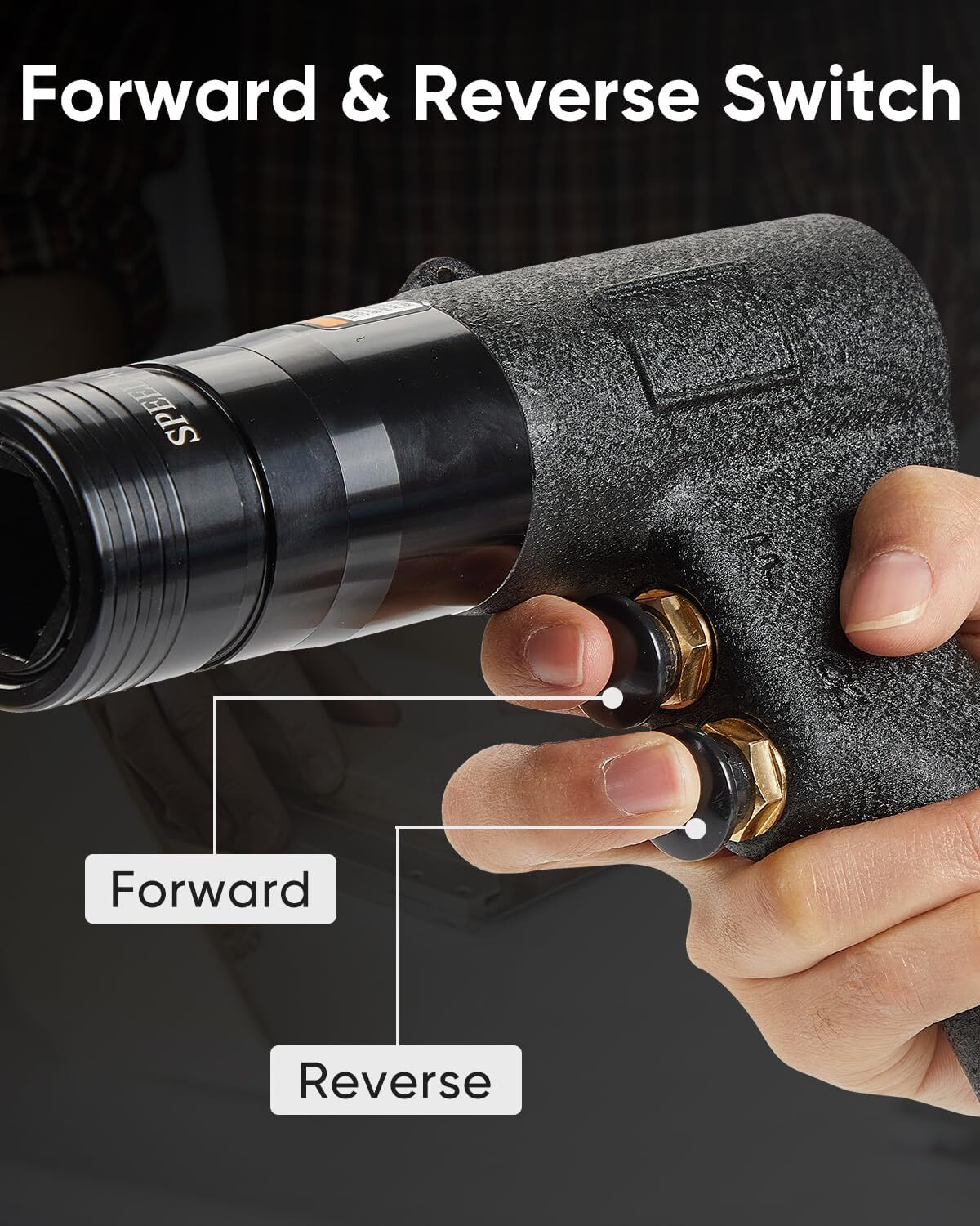 Pneumatic Rivnut Setting Gun Rivet Nut Gun Automatic Nutsert 10-24&1/4&5/16 &3/8