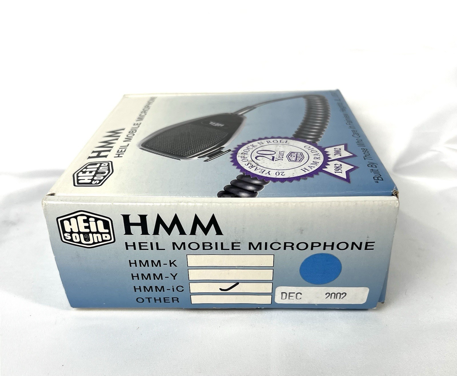 Heil Sound HMM Hand Microphone with Dynamic Element Kenwood DIN 8 pin connection