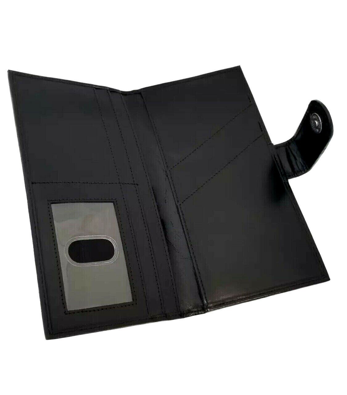 GOLDBACK BLACK LEATHER WALLET - HOLDS 1,5,10,25,50 GOLDBACK GOLD NOTES BACKORDE