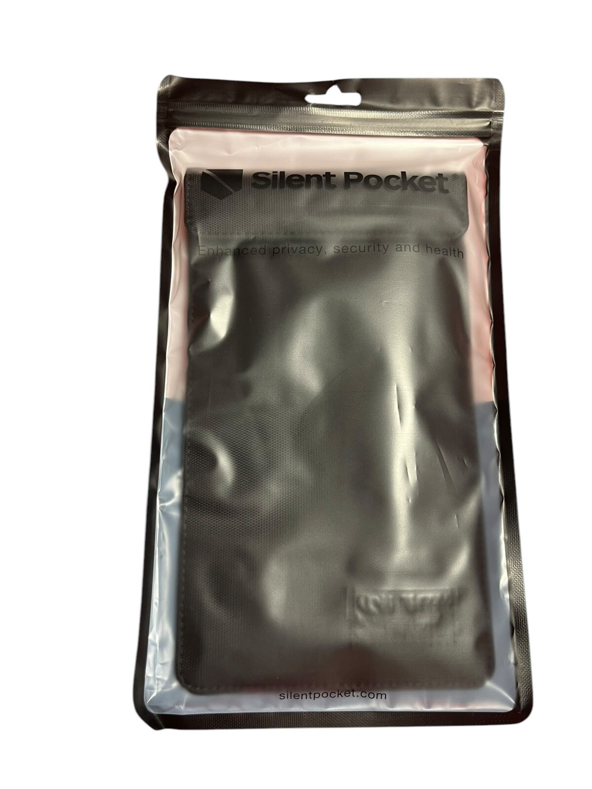 SLNT Silent Pocket Cell Phone Sleeve RF Shield EMF Black Nylon Medium