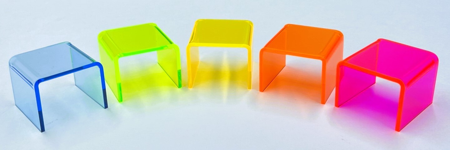 T'z Tagz Rare Single Unit 6x3x2 Small Acrylic Riser Display Stand Holders