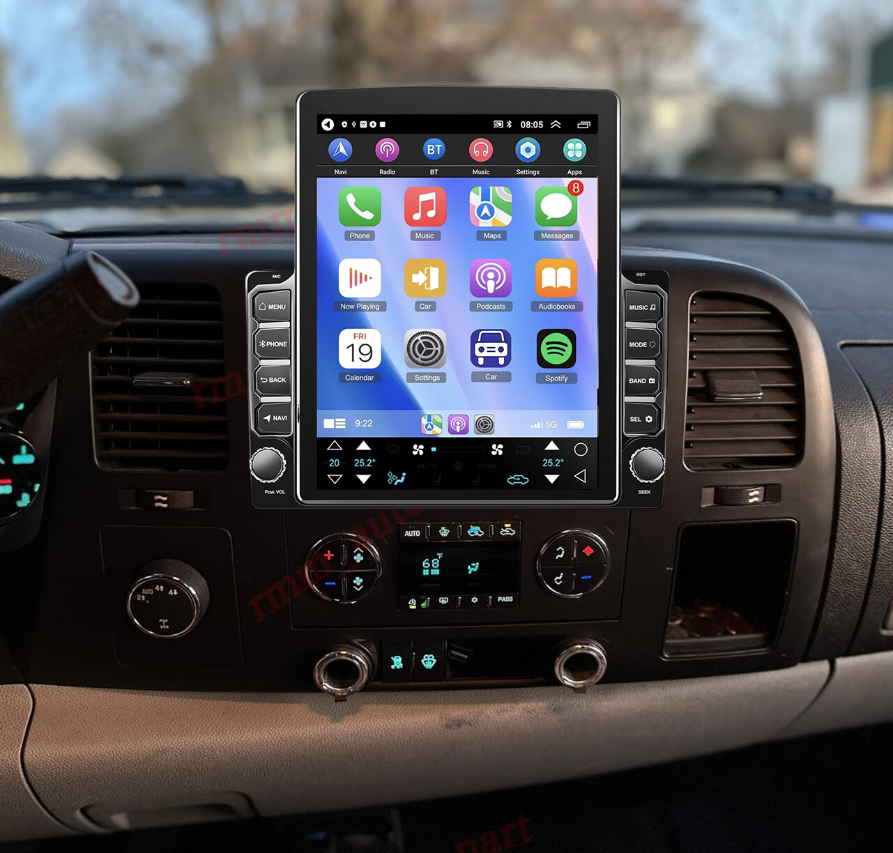 For Chevrolet Silverado 1500 2500 3500 2007-2014 Android 15 Carplay Radio GPS