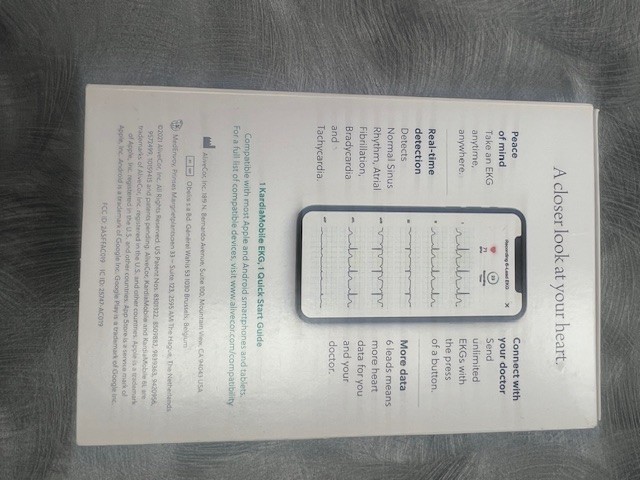 AliveCor KardiaMobile Personal EKG 6L - Wireless 6-Lead EKG Kardia Mobile