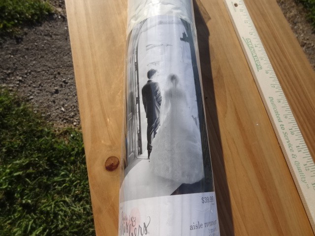 Lace Print Wedding Aisle Runner - Studio His & Hers 3' x 100' - 1 Piece NEW!