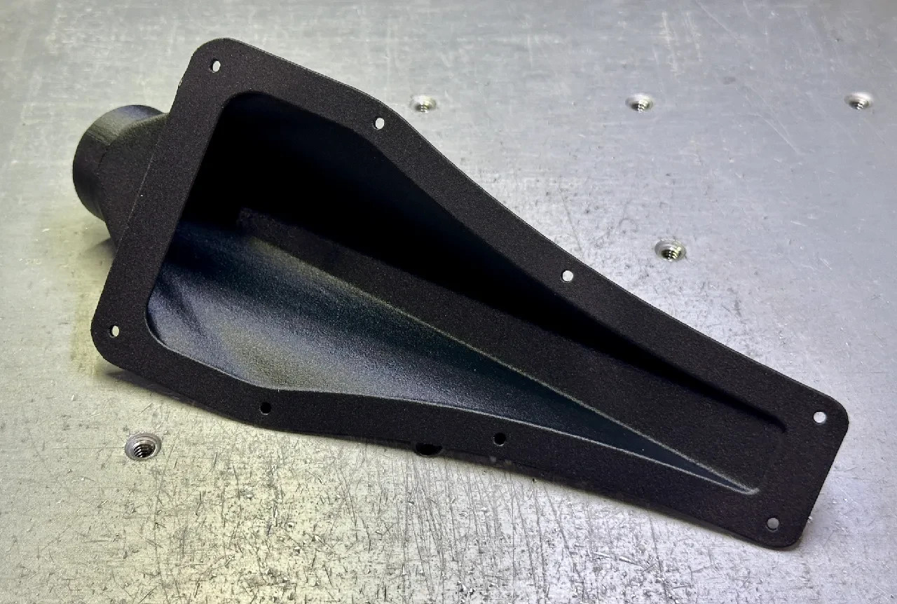 NACA Duct 1.5in Outlet Race Car Helmet Air Cooling Vent Nylon Carbon Fiber