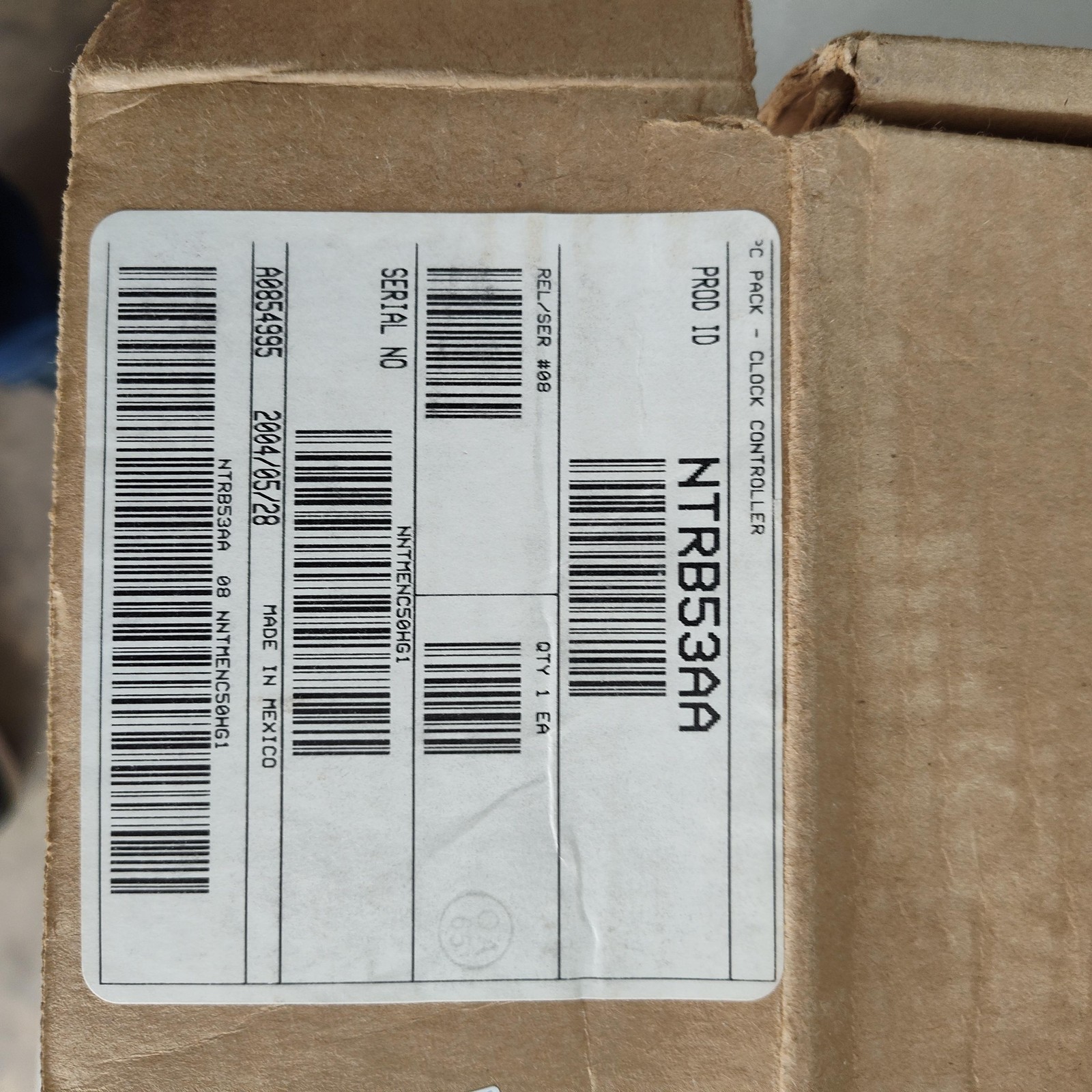 Northern Telecom NTRB53AA Clock Controller Pack NNTM18324FD08 Rack Mount Module