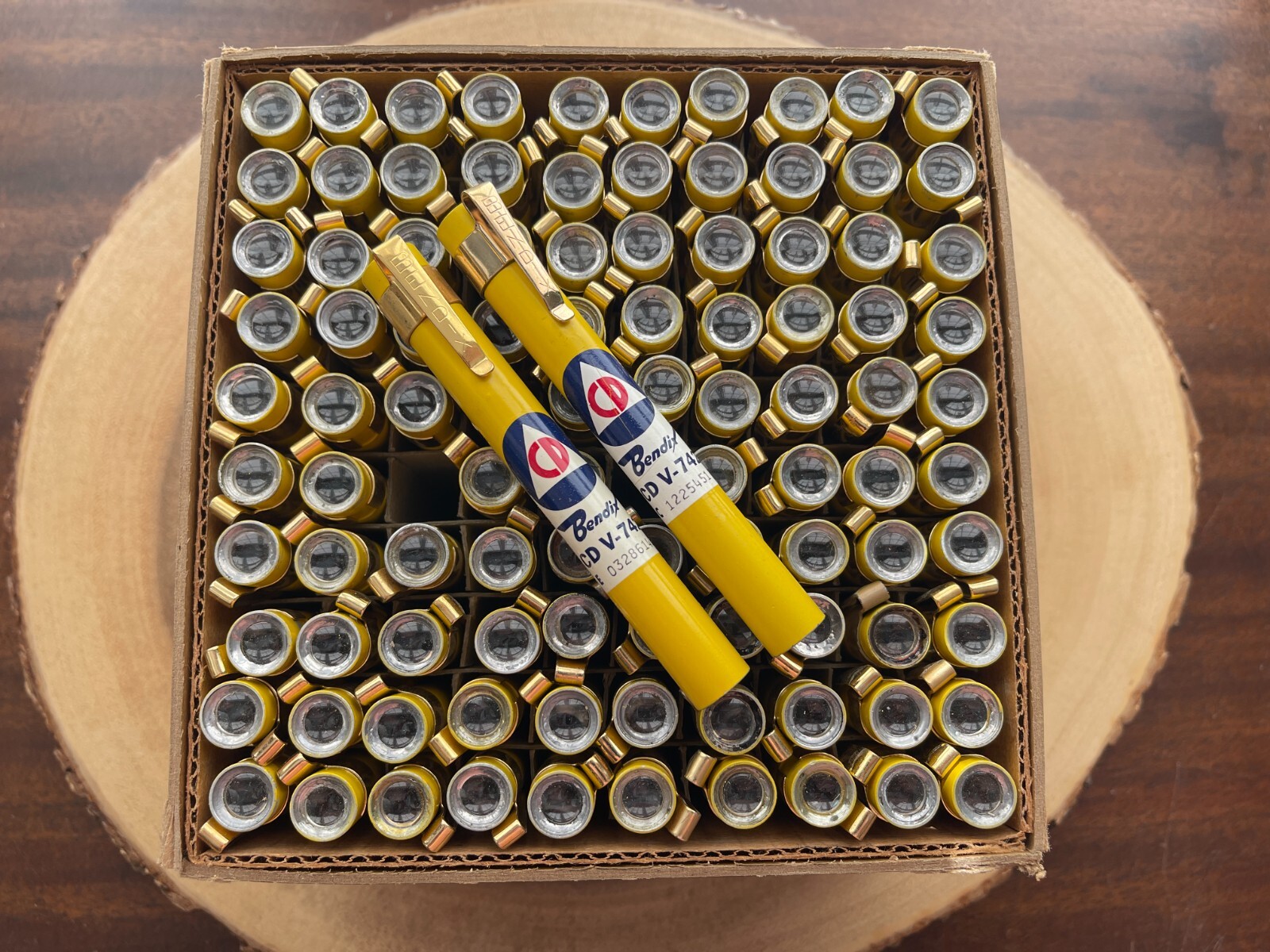 1960's Civil Defense Lot of (2) Dosimeters - Authentic Cold War Era Devices