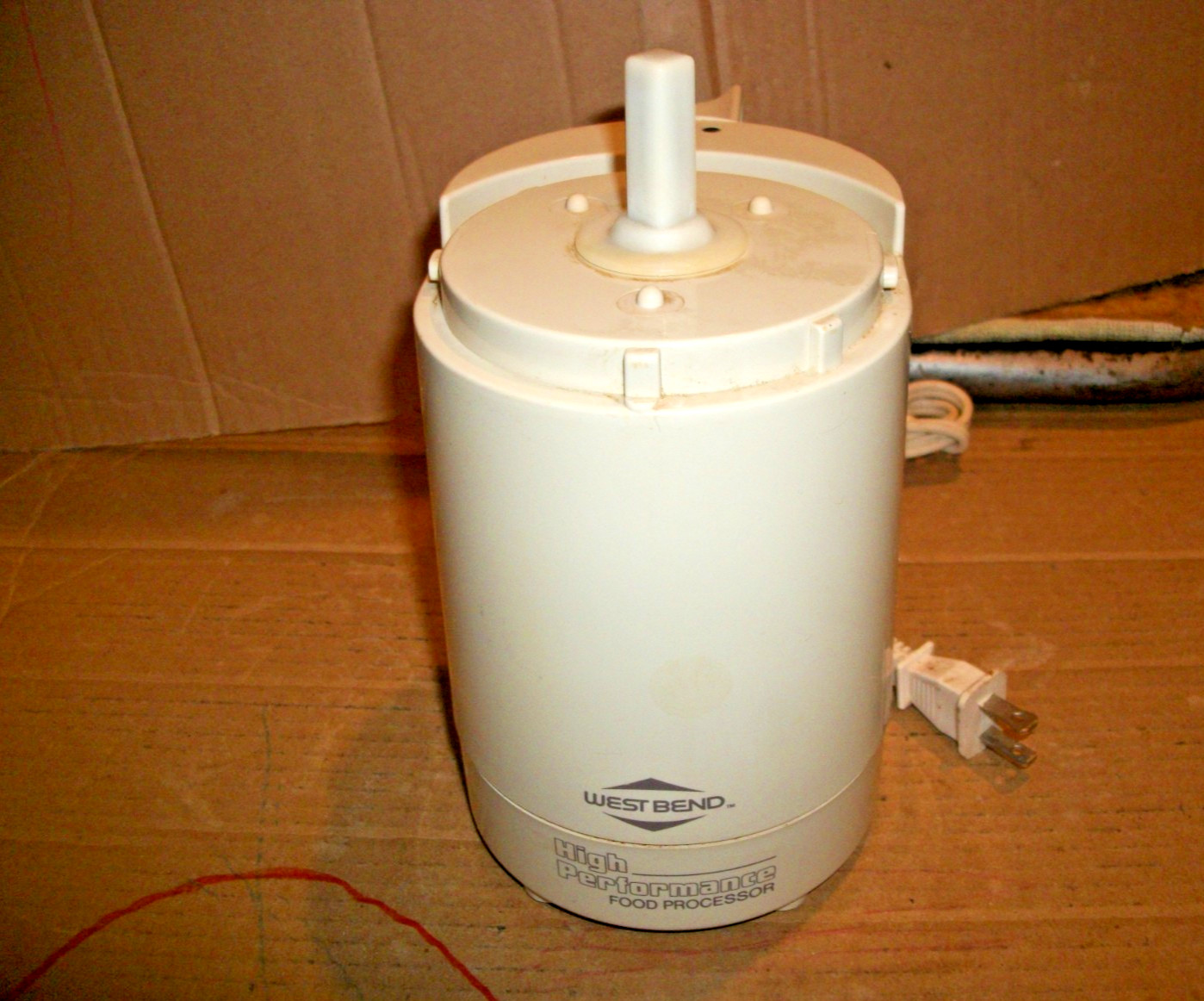 Vintage West Bend Food Chopper/Processor Replacement Motor Base Only #6500