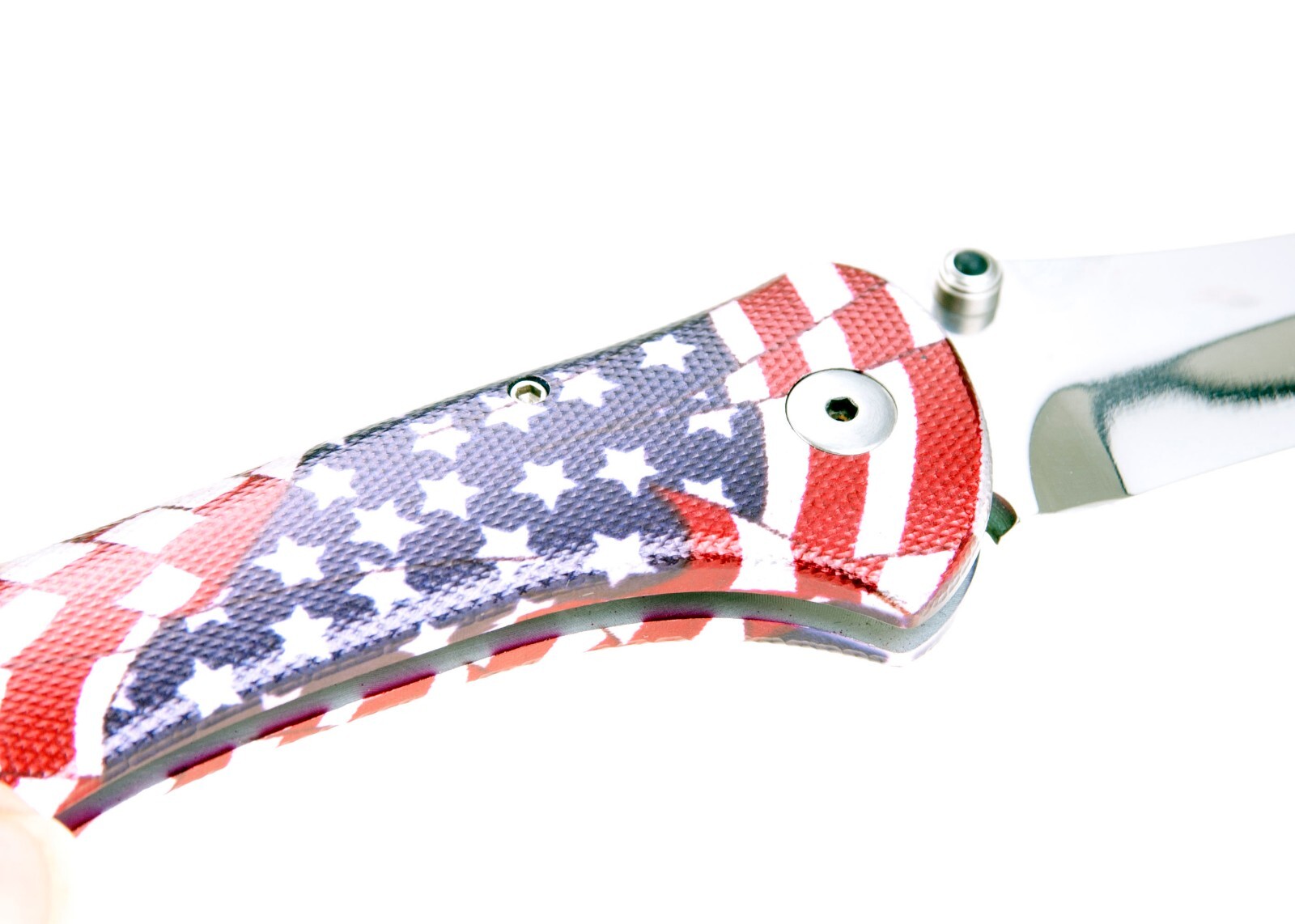 Vintage USA TiNives Stars and Stripes Knife CNC Tolerance