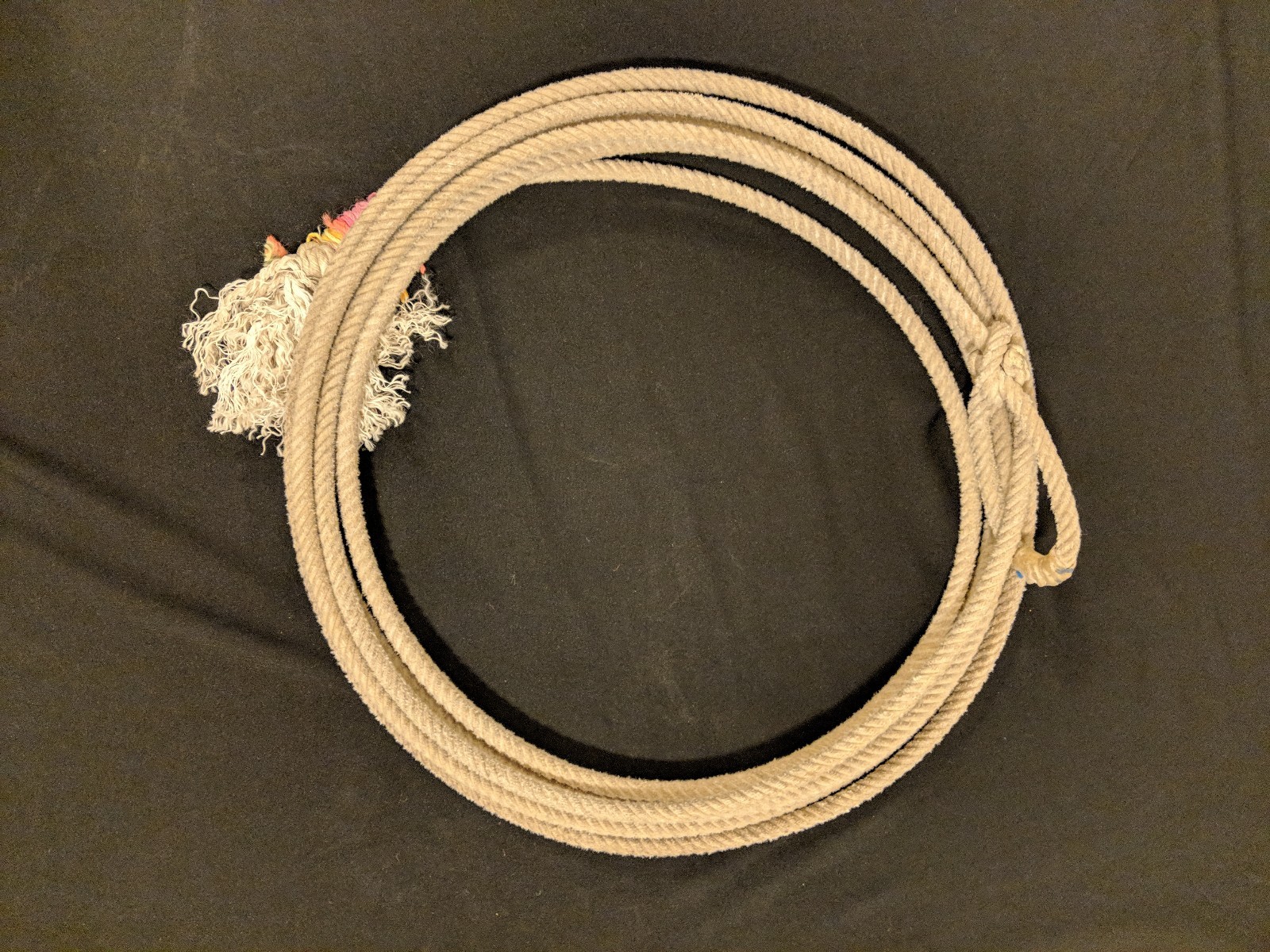 1-Used lariat western cowboy rope decor team rope lasso rodeo FREE SHIPPING
