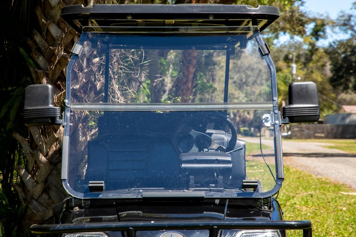 RedDot 1/4" Folding Golf Cart Windshield for Evolution Classic & Forester - Clea