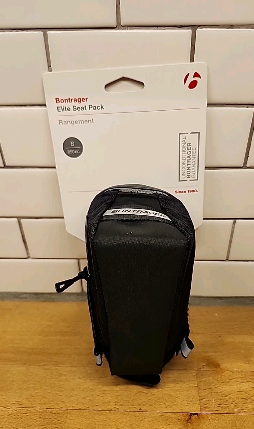 Bontrager Elite Seat Pack Small Bike Saddle Storage Bag (650cc) 0.65L Cap.