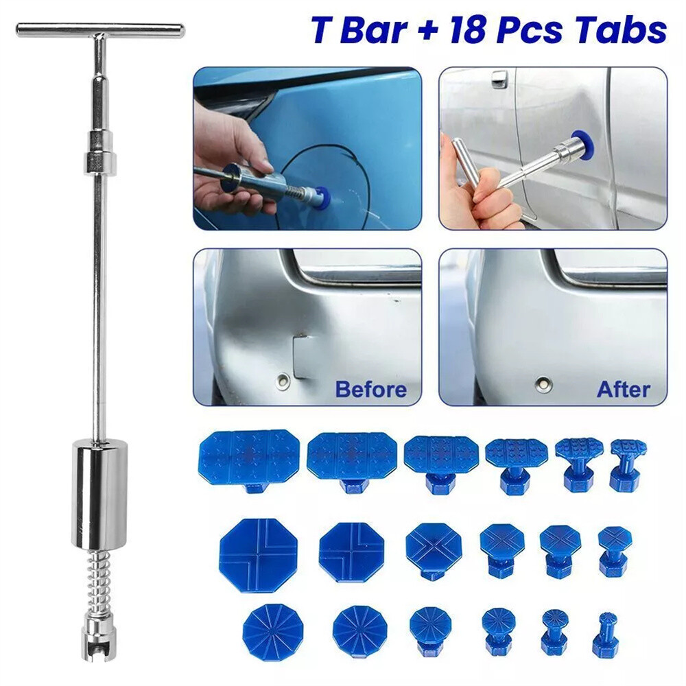 Car Body Paintless Dent Repair Tools Slide Hammer Puller Lifter Hail Removal Kit