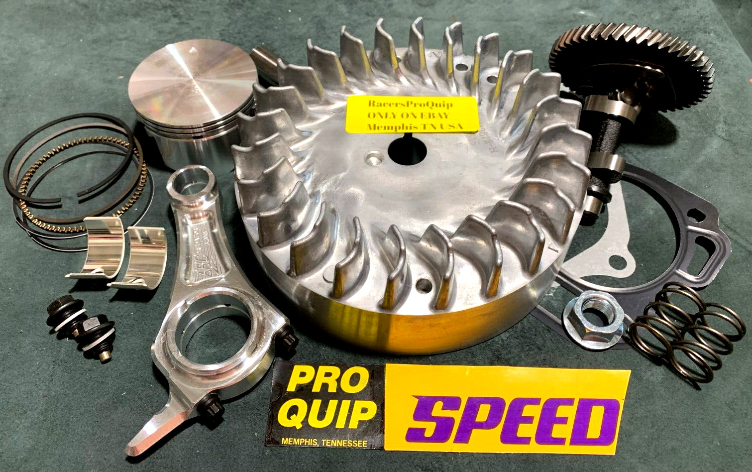 NON-HEMI 212 PREDATOR  6256 Billet Rod, 275 Cam Kit 15hp Bullet Proof Power USA