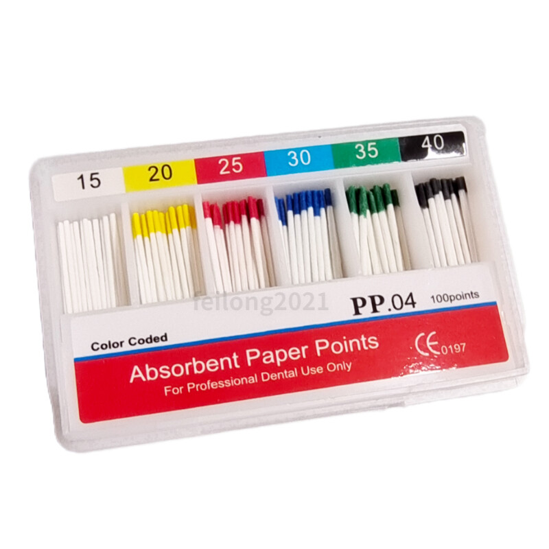 Endo Absorbent Paper Points Taper .04 #15-40#