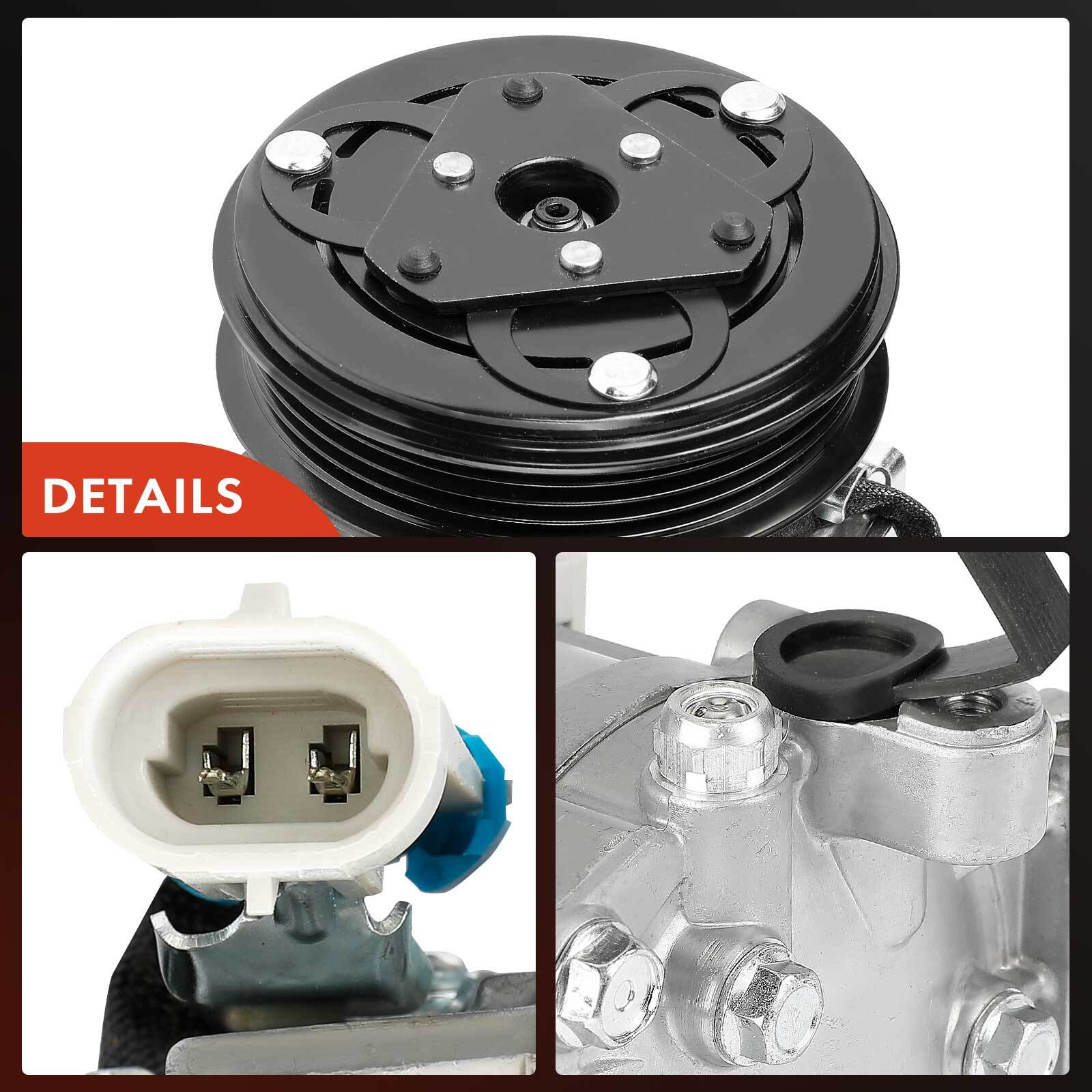 AC Compressor w/ Clutch for Chevrolet Spark 2013-2014 4-Pulley Groove CO29144AN