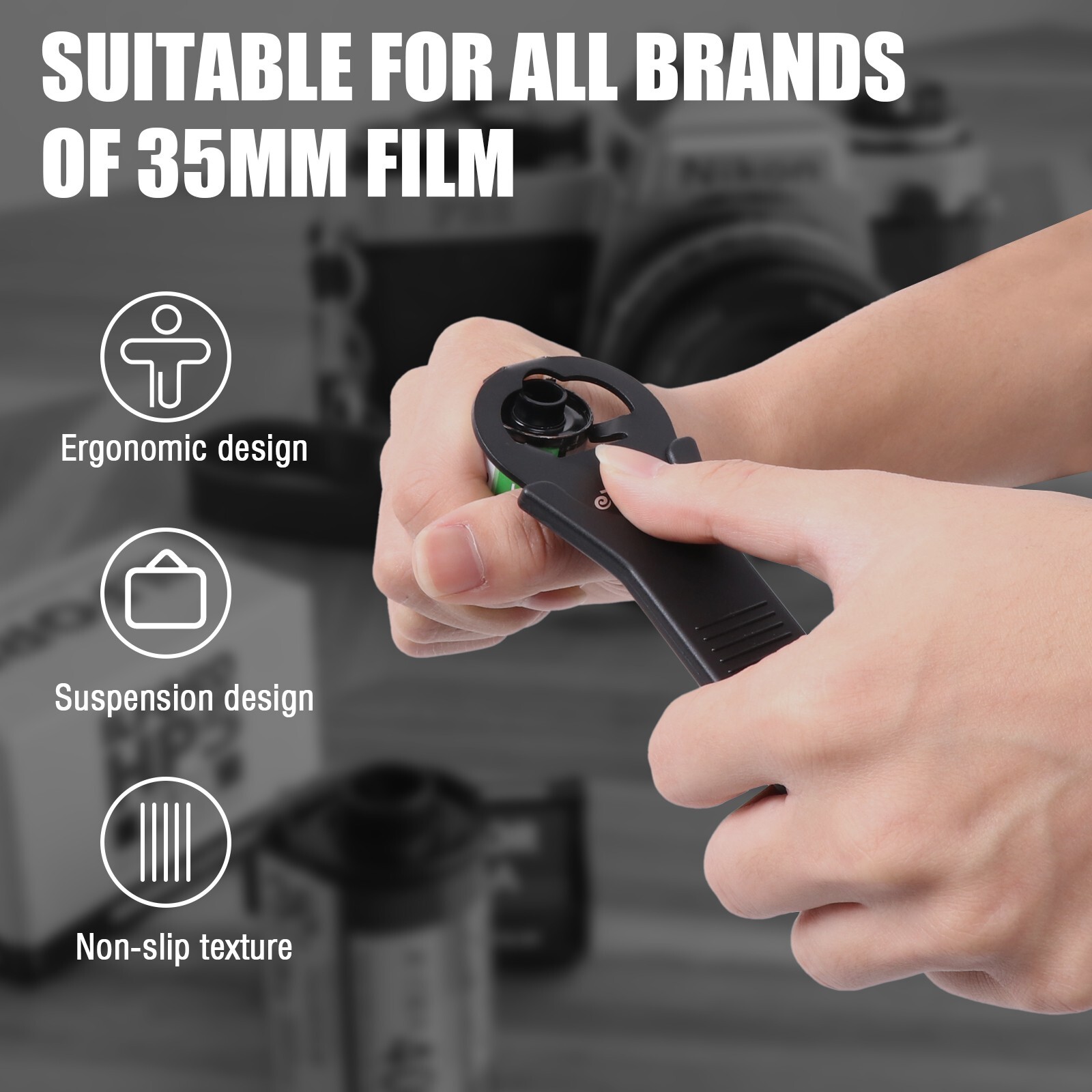 35mm 135 Film Cassette Cartridge Opener Darkroom Developing Removal Reload Tool