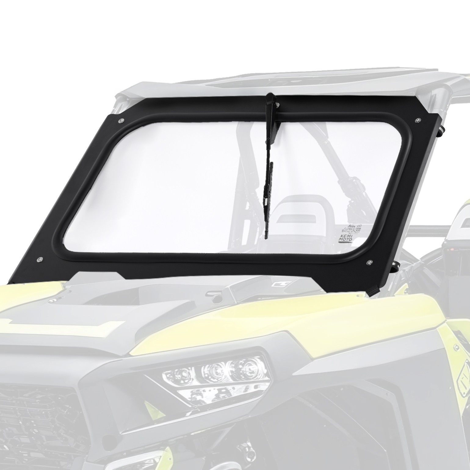 Glass Windshield W/Manual Wiper For 2014-2018 Polaris RZR XP 1000/ 4 Turbo Trail