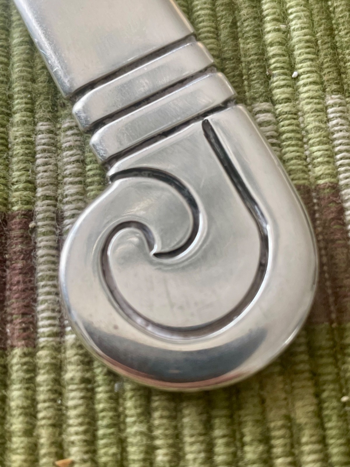 Vintage Hector Aguilar - Taxco, Sterling Silver Cheese Knife - gorgeous