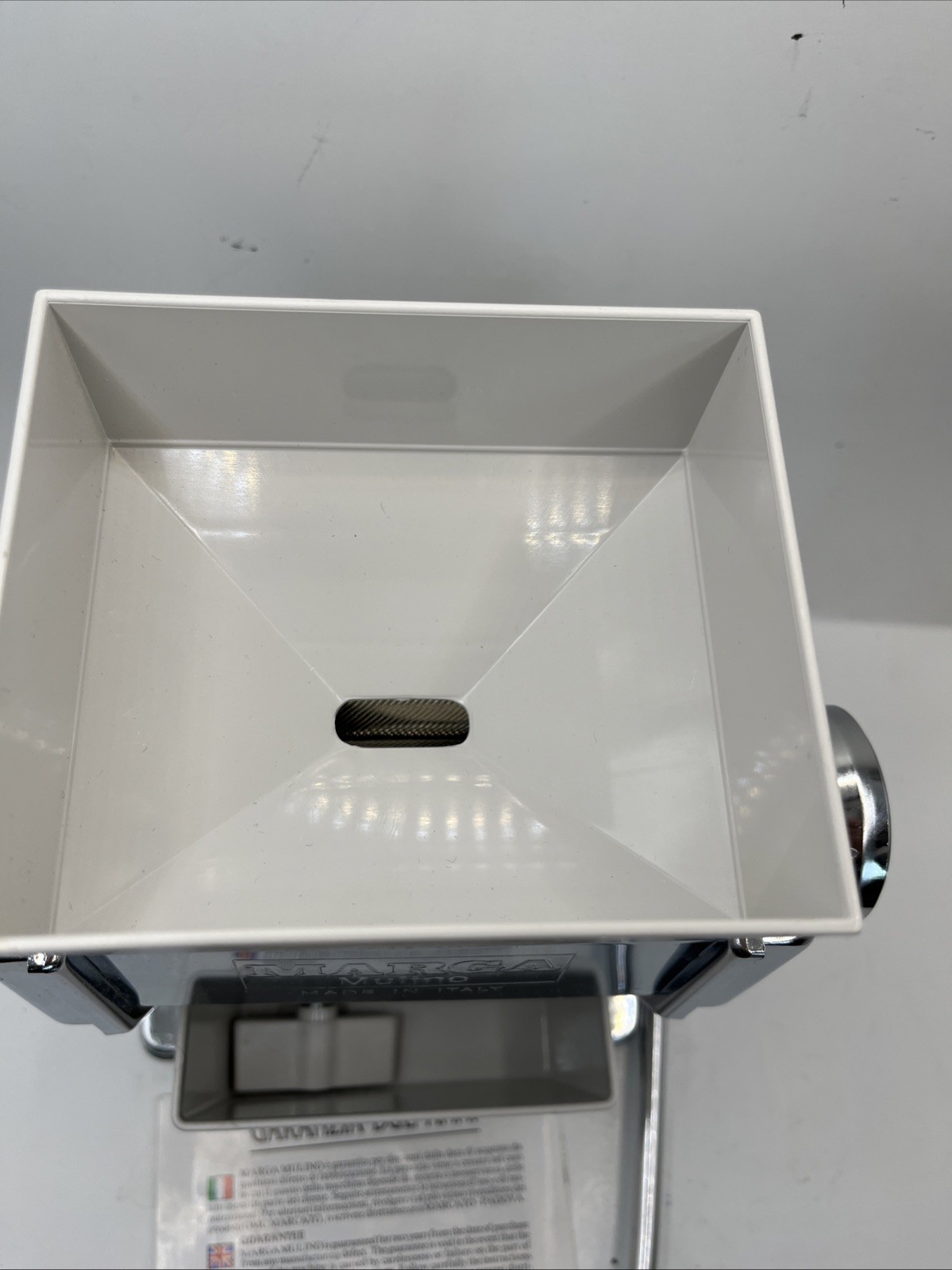 Vintage Marcato Marga Mulino Steel Mill Grain Crusher Grinder Machine Italy EUC