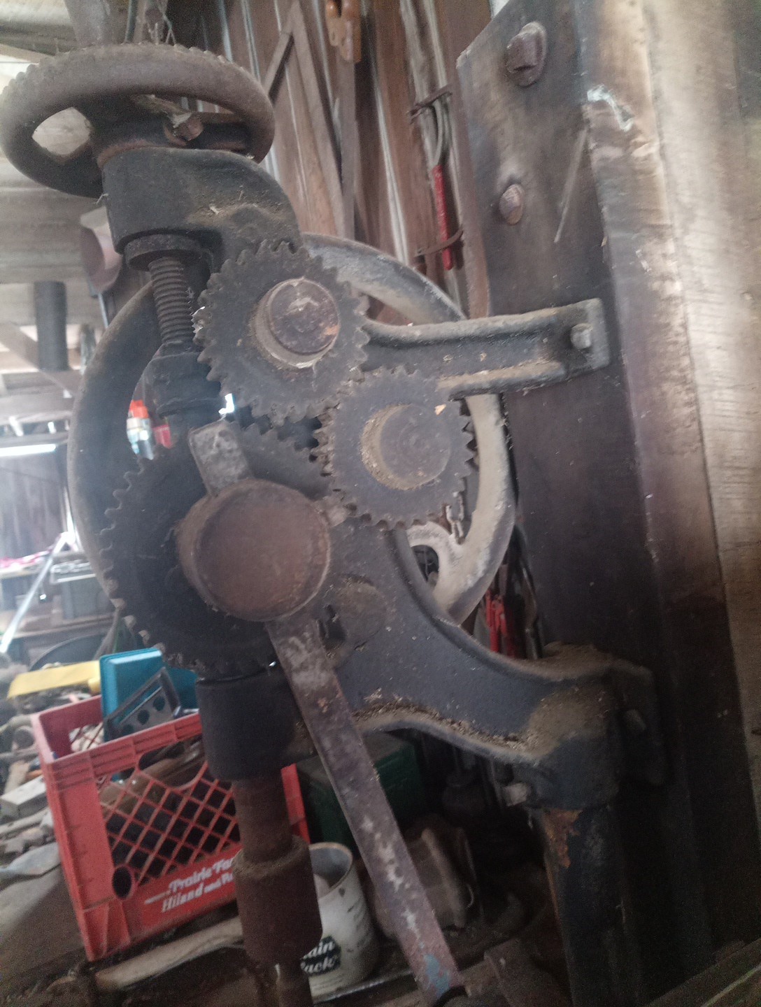 Vintage ACME Blacksmith Post Drill Ready To Work In Your Fabrication Shop