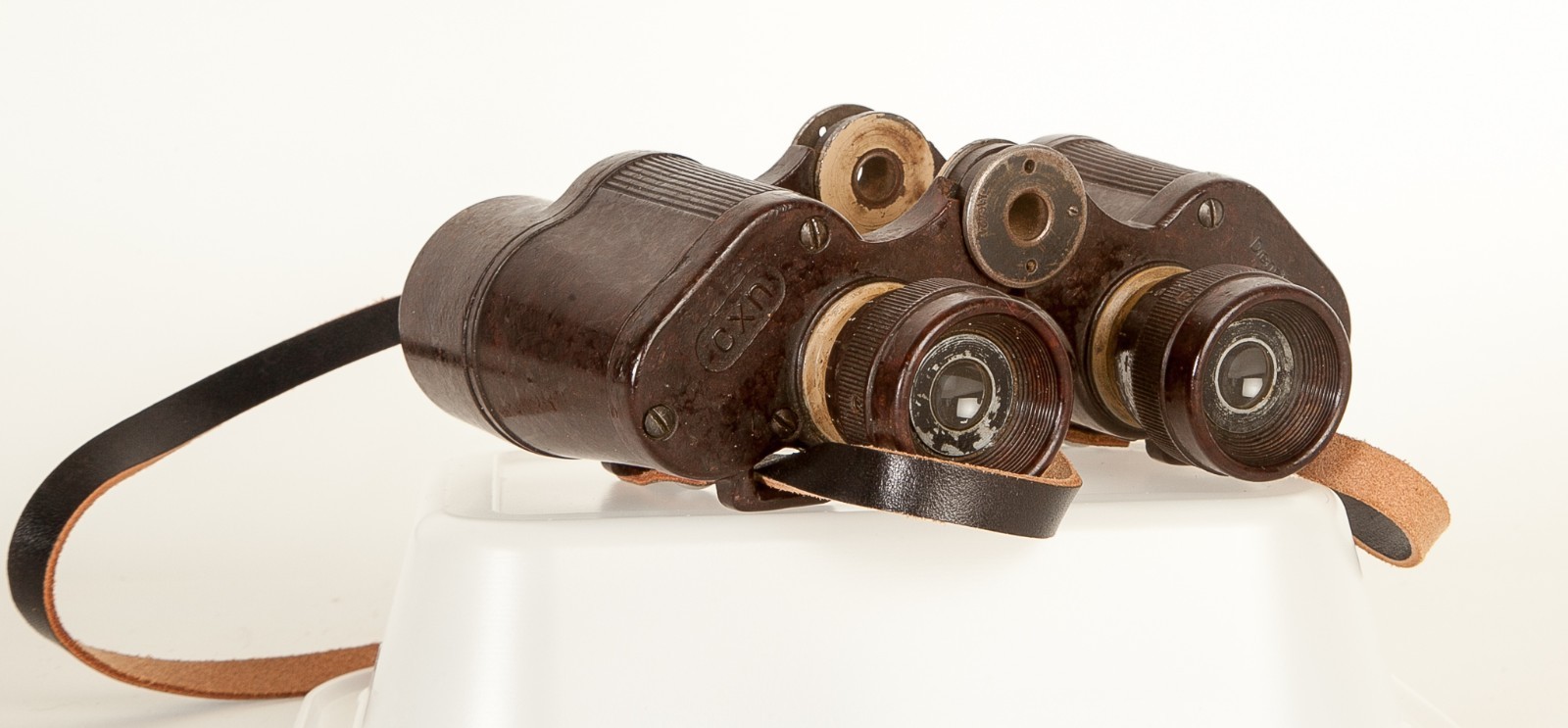 WWII German Binoculars CXN BAKELITE 6x30 Dienstglas SUPER RARE READ DESCRIPTION!