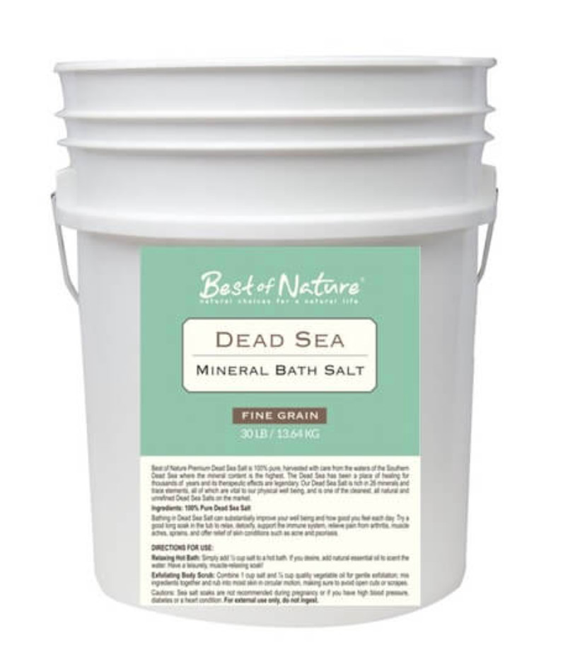 Dead Sea Bath Salt - Pure and Natural - Mineral Soak - Relaxing - Detoxifying