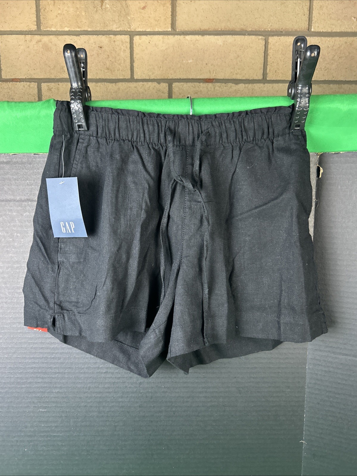 Gap Women's Linen Short Size S Black