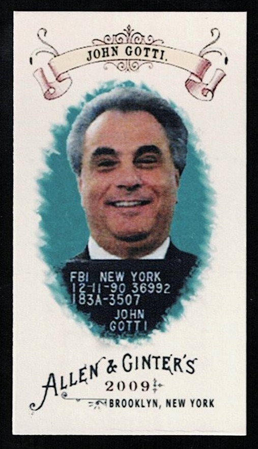 JOHN GOTTI 2009 AMERICAN MOBSTER SERIES "The Teflon Don" RARE Card #5 of 100