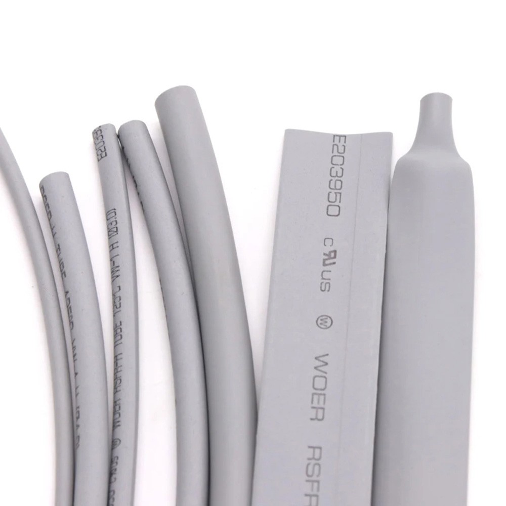 Heat Shrink Tubing 1 - 50mm Cable Heatshrink Sleeving Car 2:1 Ratio Grey