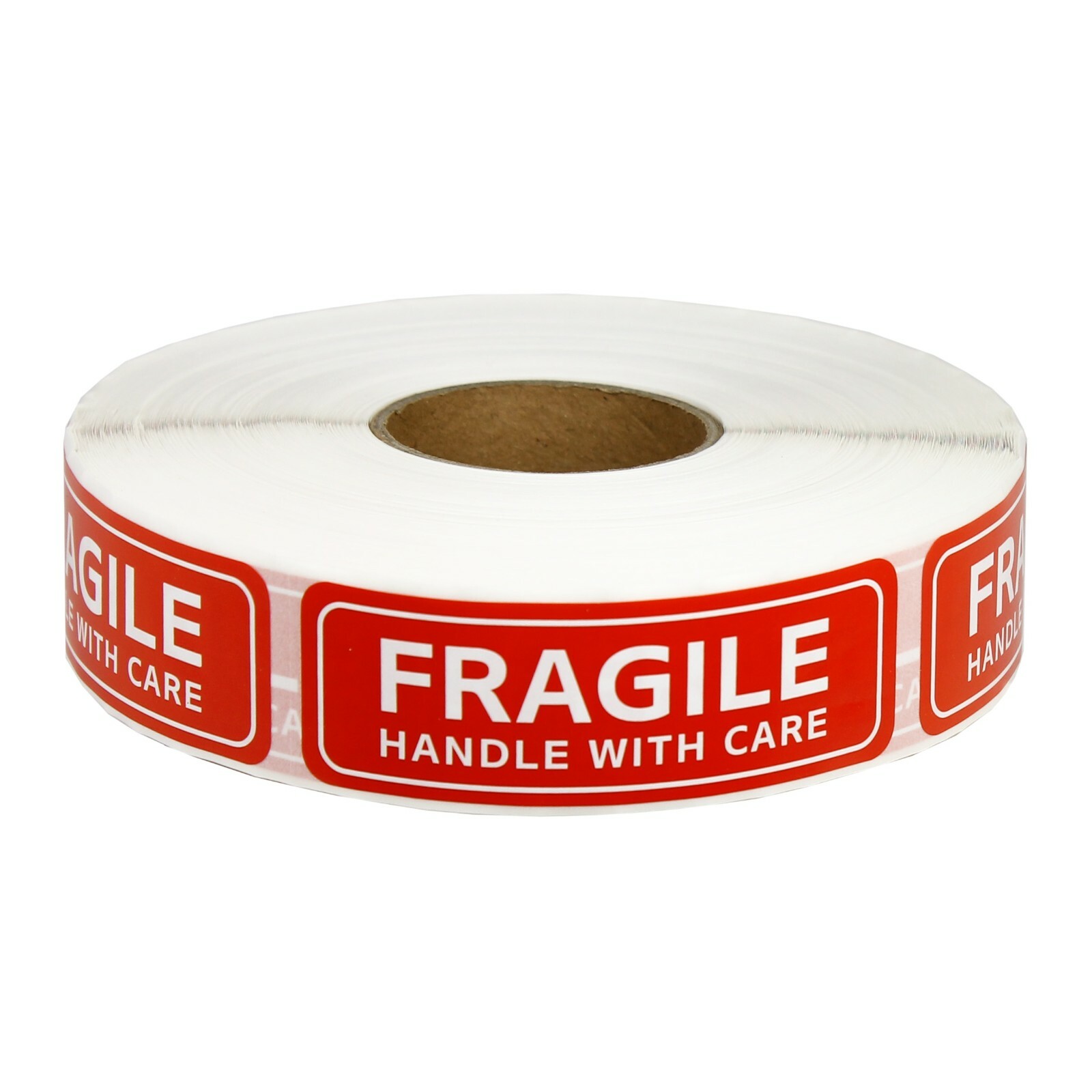 1000 PCS 1"x3" FRAGILE HANDLE WITH CARE Stickers Labels Easy Peel & Apply 1 Roll