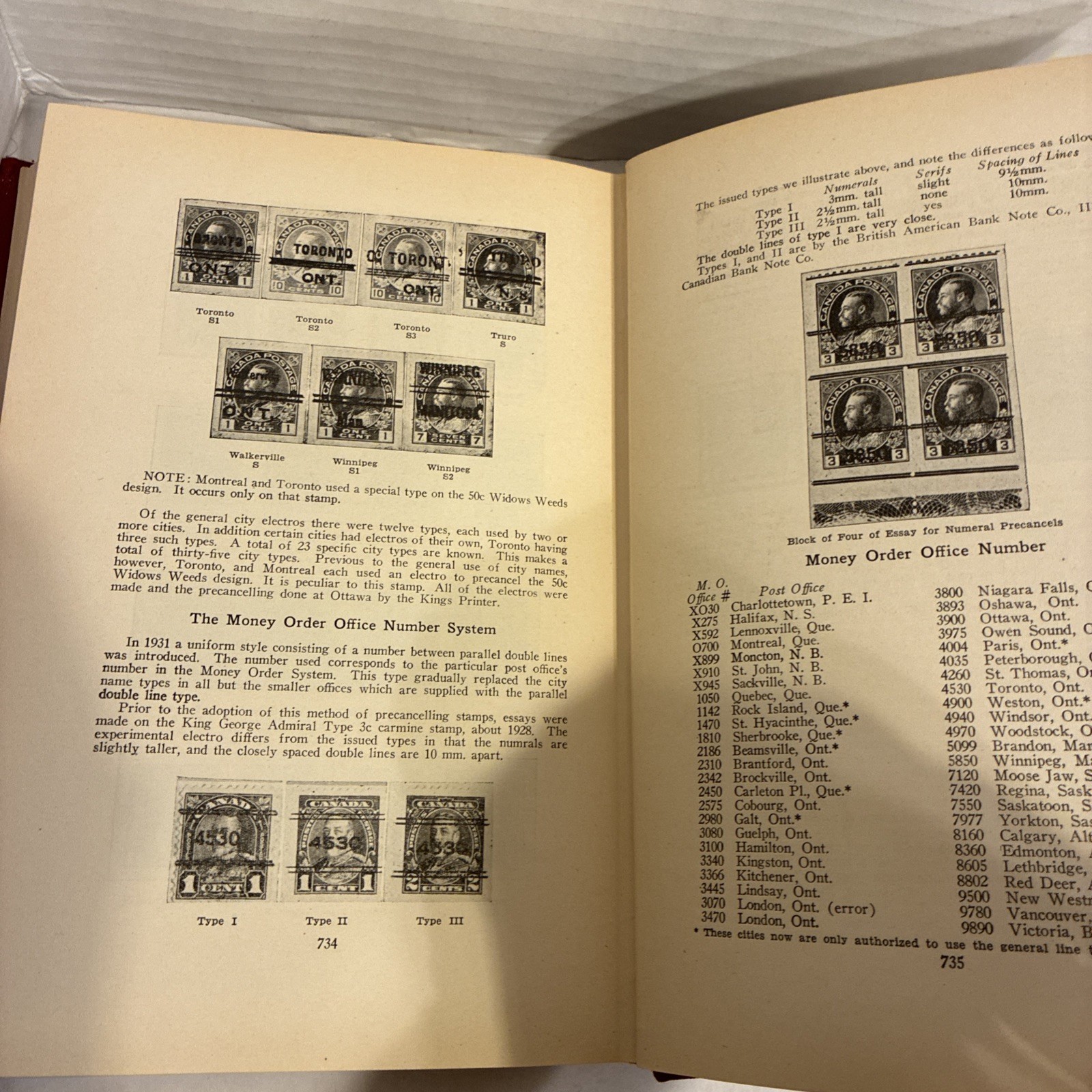 Canada Stamps and Postal History Book, Winthrop S. Boggs 1945 Edition, 2 Volumes