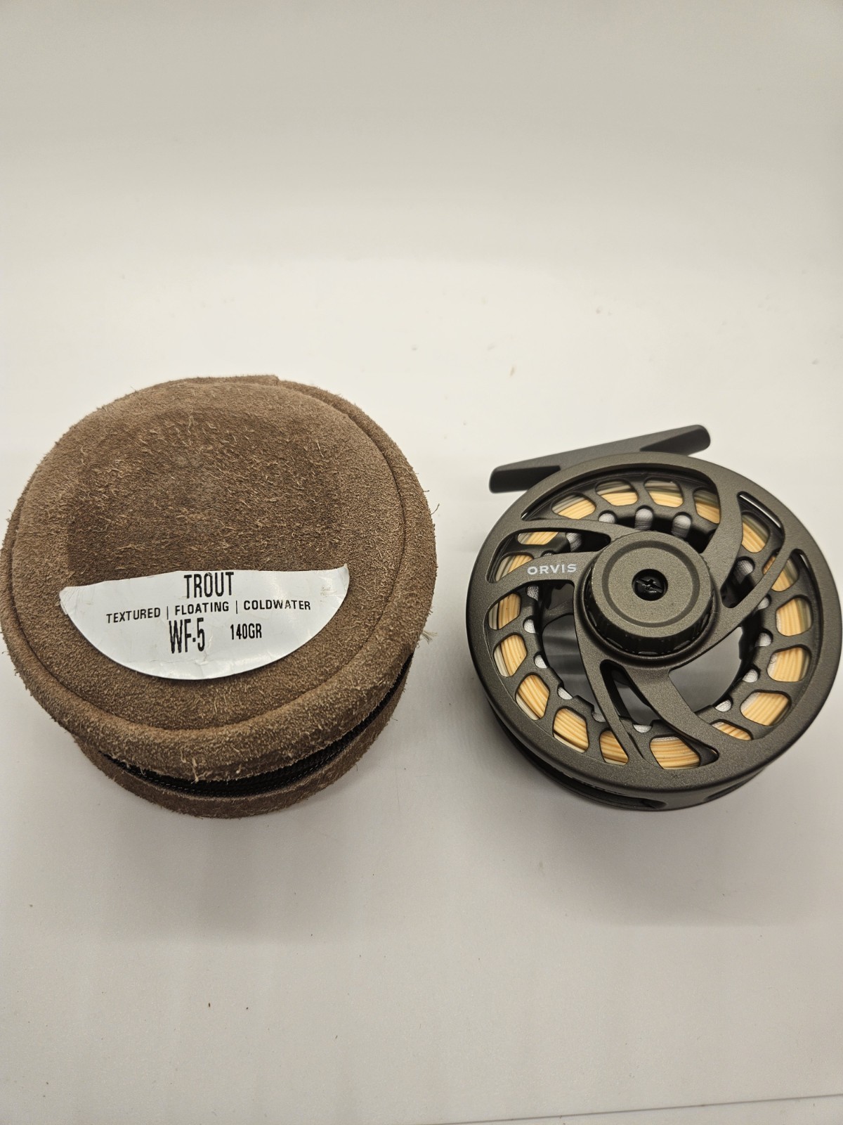 Orvis Clearwater II Fly Fishing Reel w/ Pouch 5wt New With Bag And Line