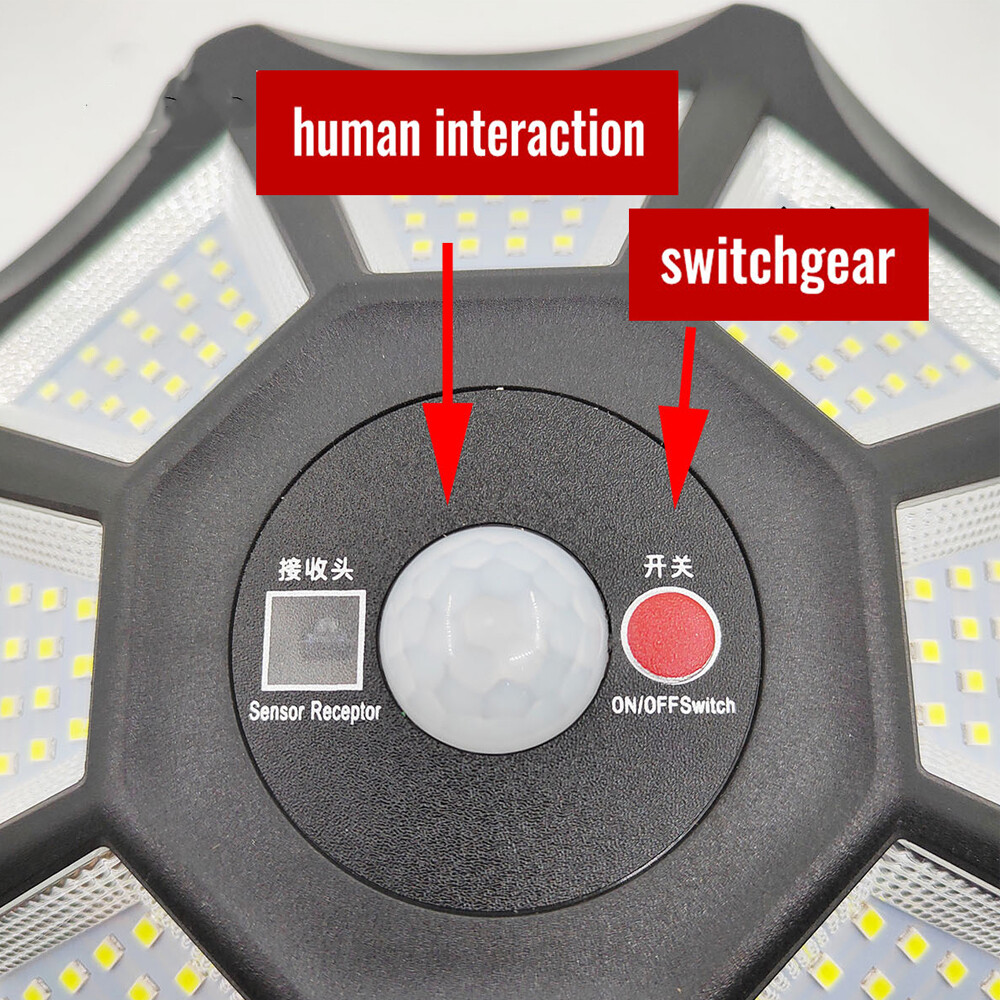 Solar Lights Outdoor 168LED Motion Sensor Flood Light Dusk to Dawn Solar Lamp US