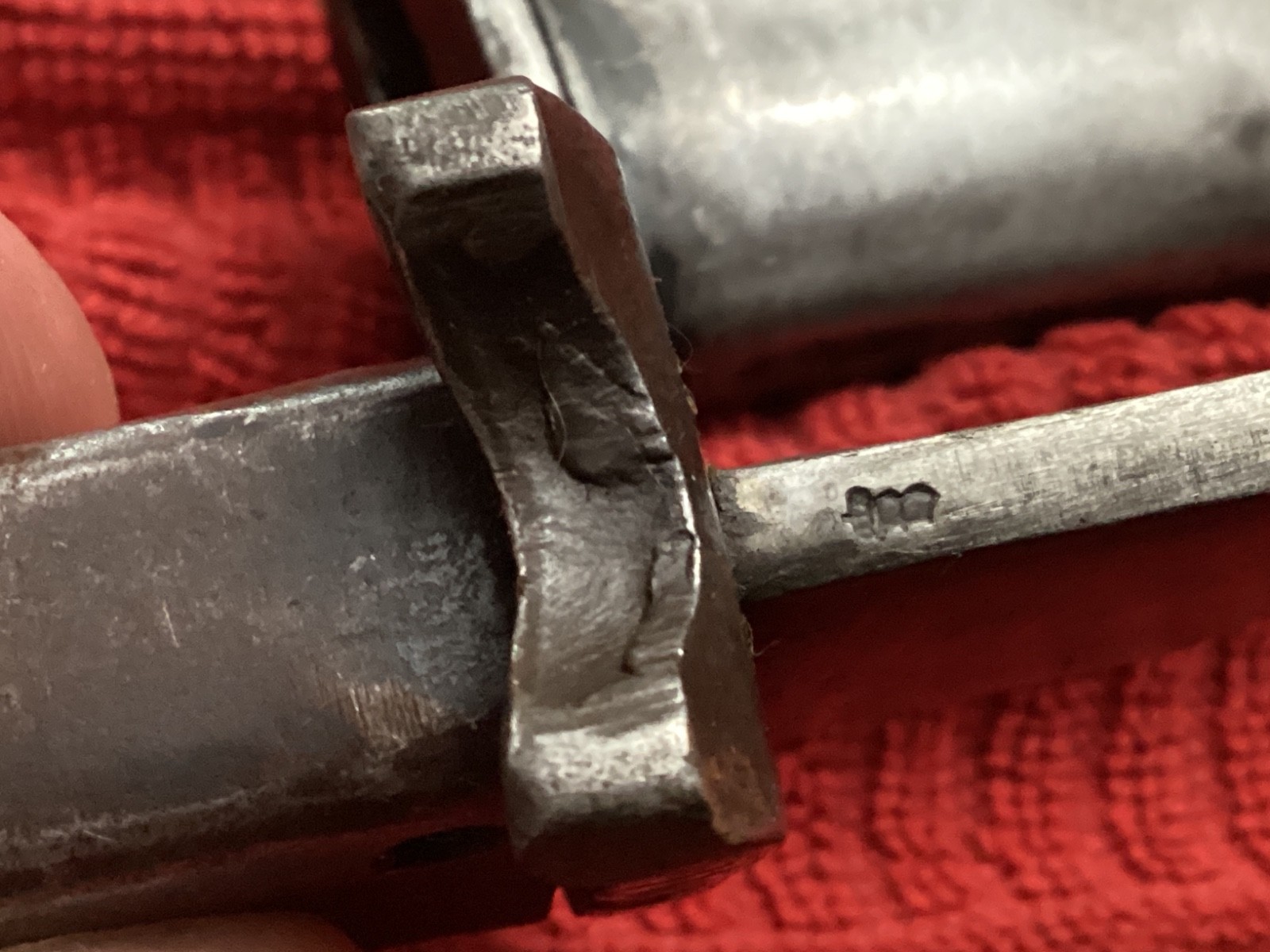 German Bavarian WWI Ersatz Bayonet Used Military Collectible