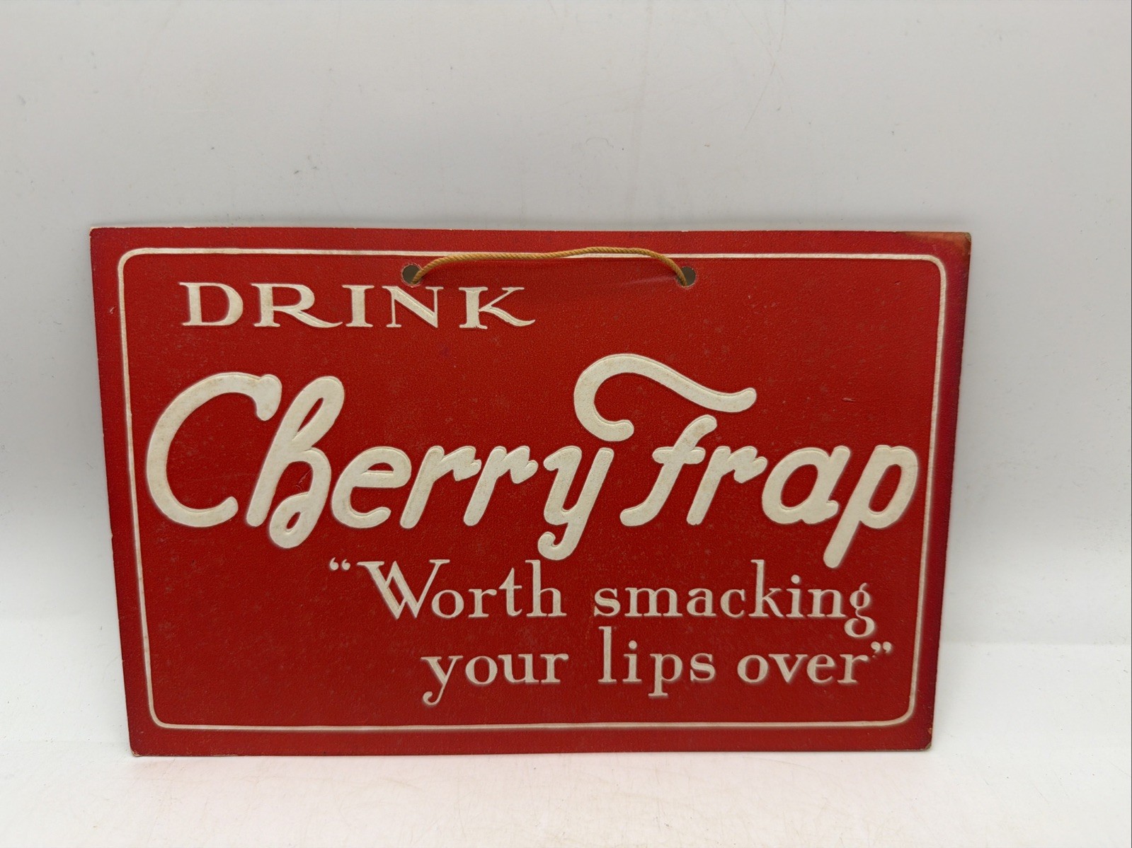 Cherry Frap Soda Advertising Sign