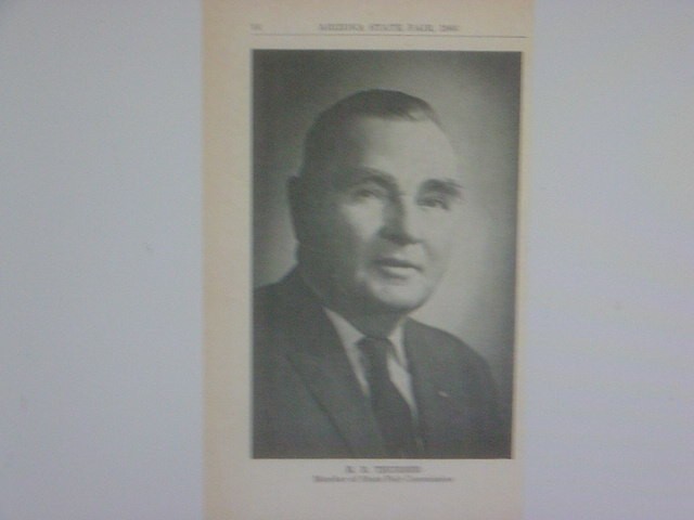 Arizona national livestock show Hereford cow cattte trophy 1966 Herald B Thurber