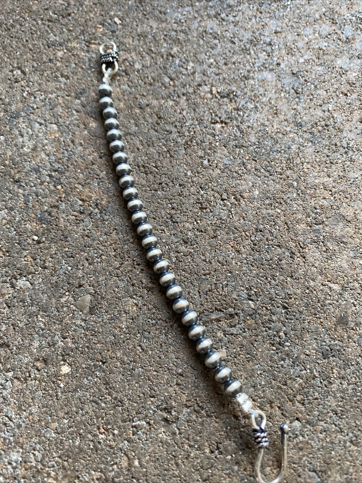 Necklace Extender Sterling Silver Pearls Bead 4mm 4 Inch