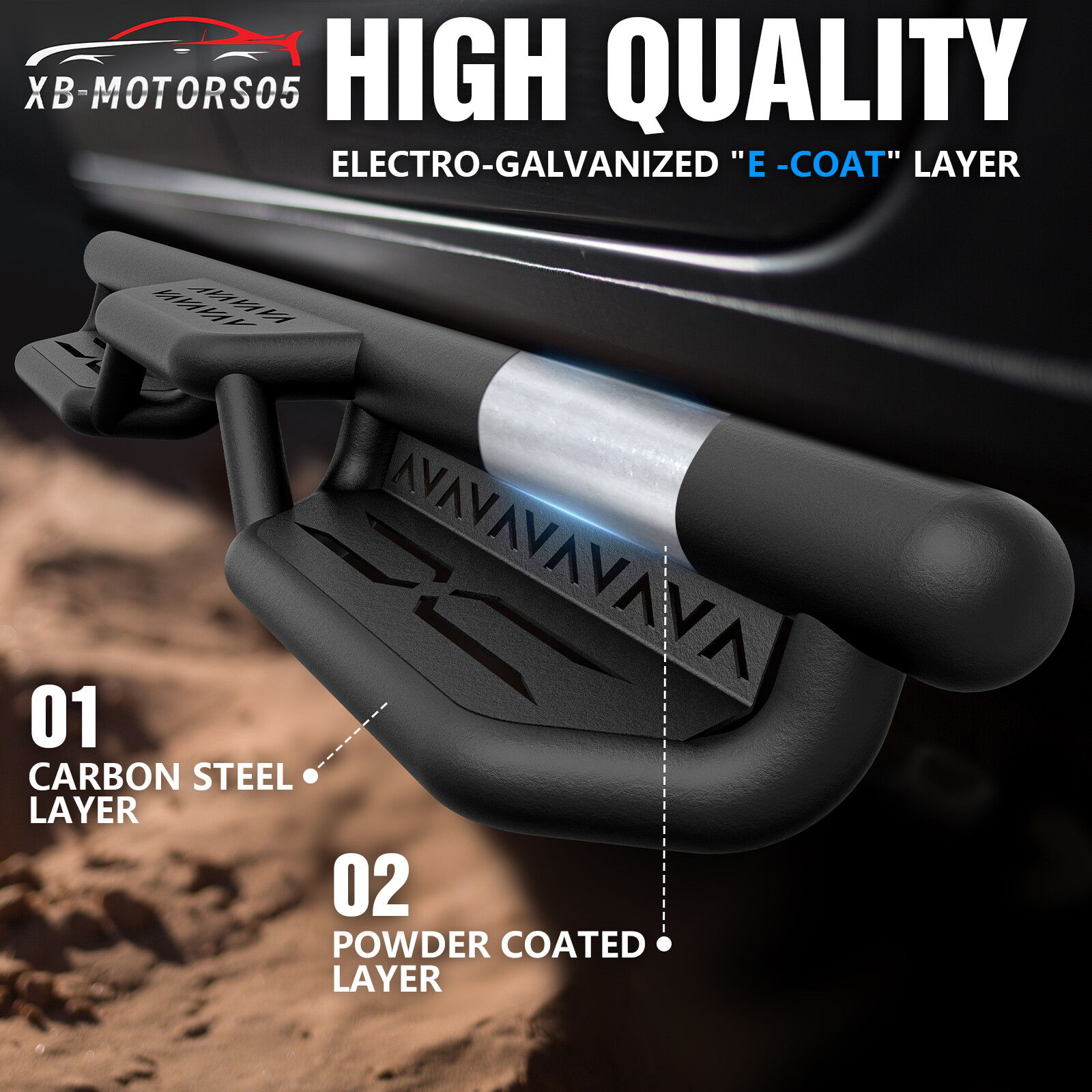 For 1999-2006 GMC Sierra 1500 & Chevy Silverado Running Boards Side Steps