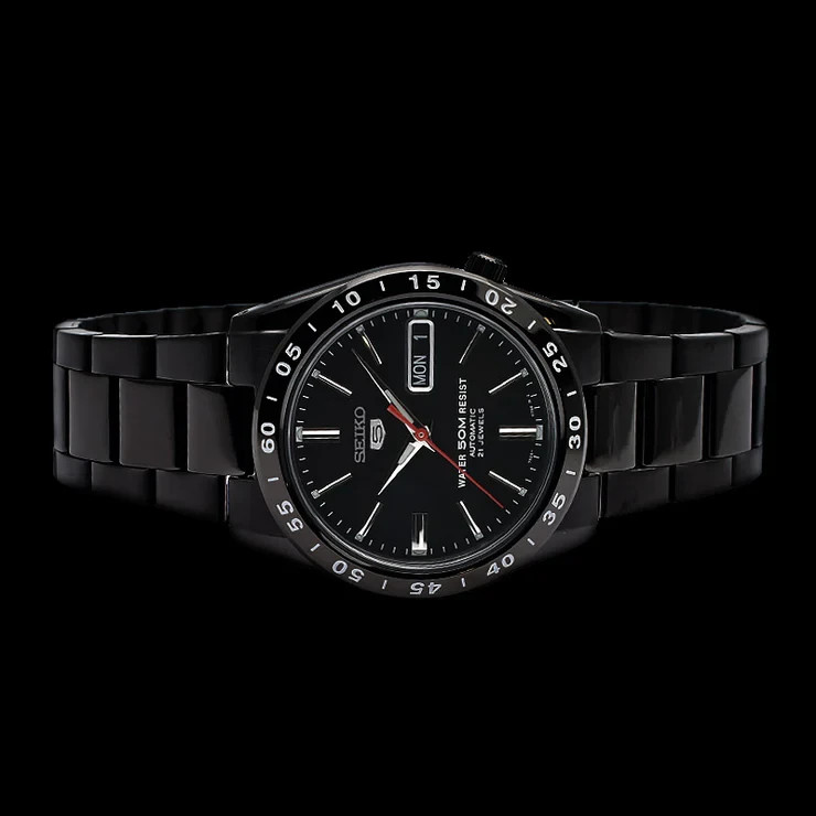 Seiko 5 Automatic SNKE03K1(SNKE03KC) Black Dial 21 Jewels Men's Watch NEW Japan