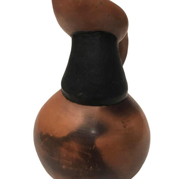 Peru Pottery Artwork Handmade Chulucana Peru Pottery Vase