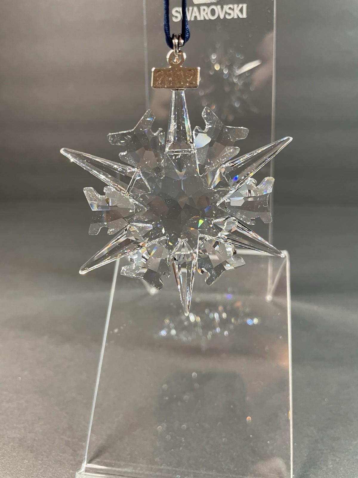 Swarovski Crystal 2002 Large Annual Edition Christmas Holiday Ornament 288802