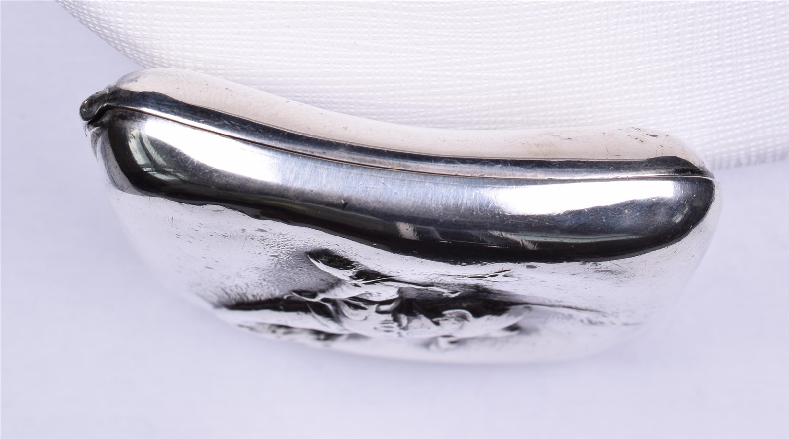 Antique Sterling Cowboy Cigarette Case Vesta Bucking Bronco 71.8 Grams