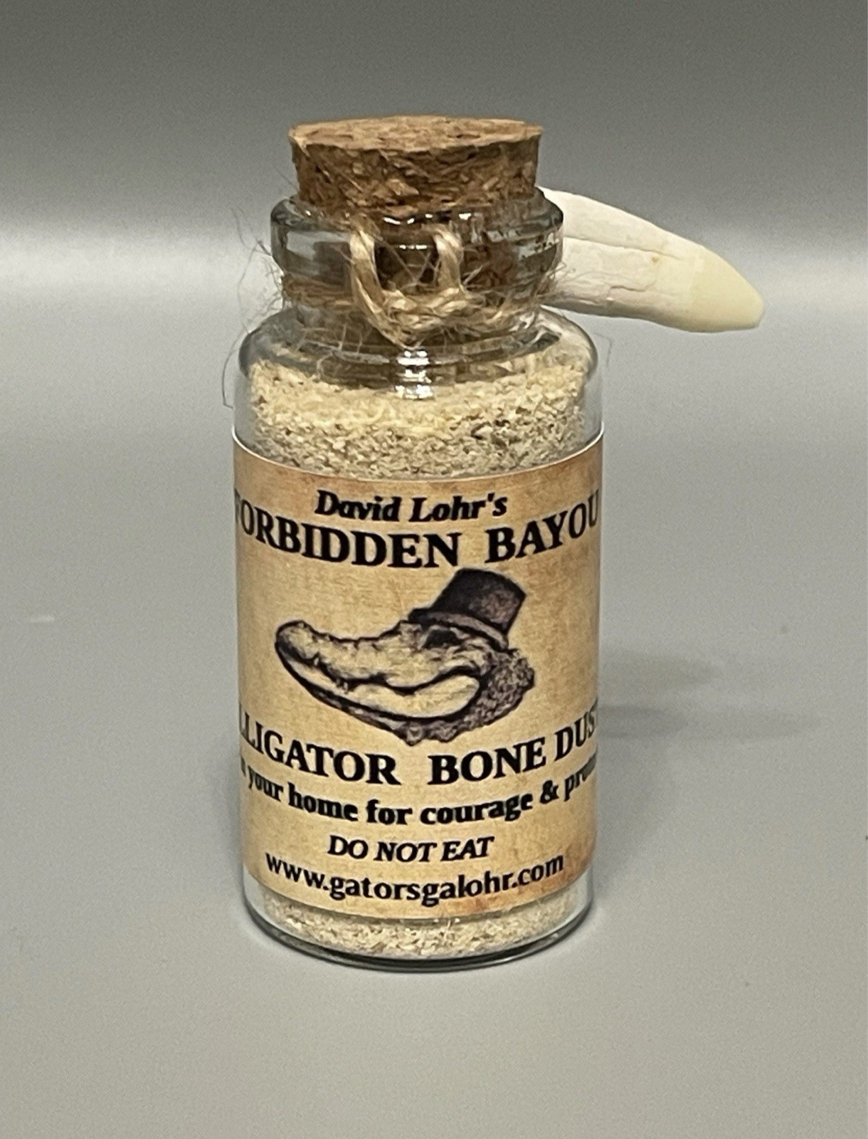 ALLIGATOR BONE DUST – Voodoo, Hoodoo, Wicca, Gothic, Oddity