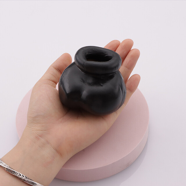 Male Bull Bag Ball Sleeve Stretcher Ox Bullballs Testicle Enhancer Scrotum BDSM