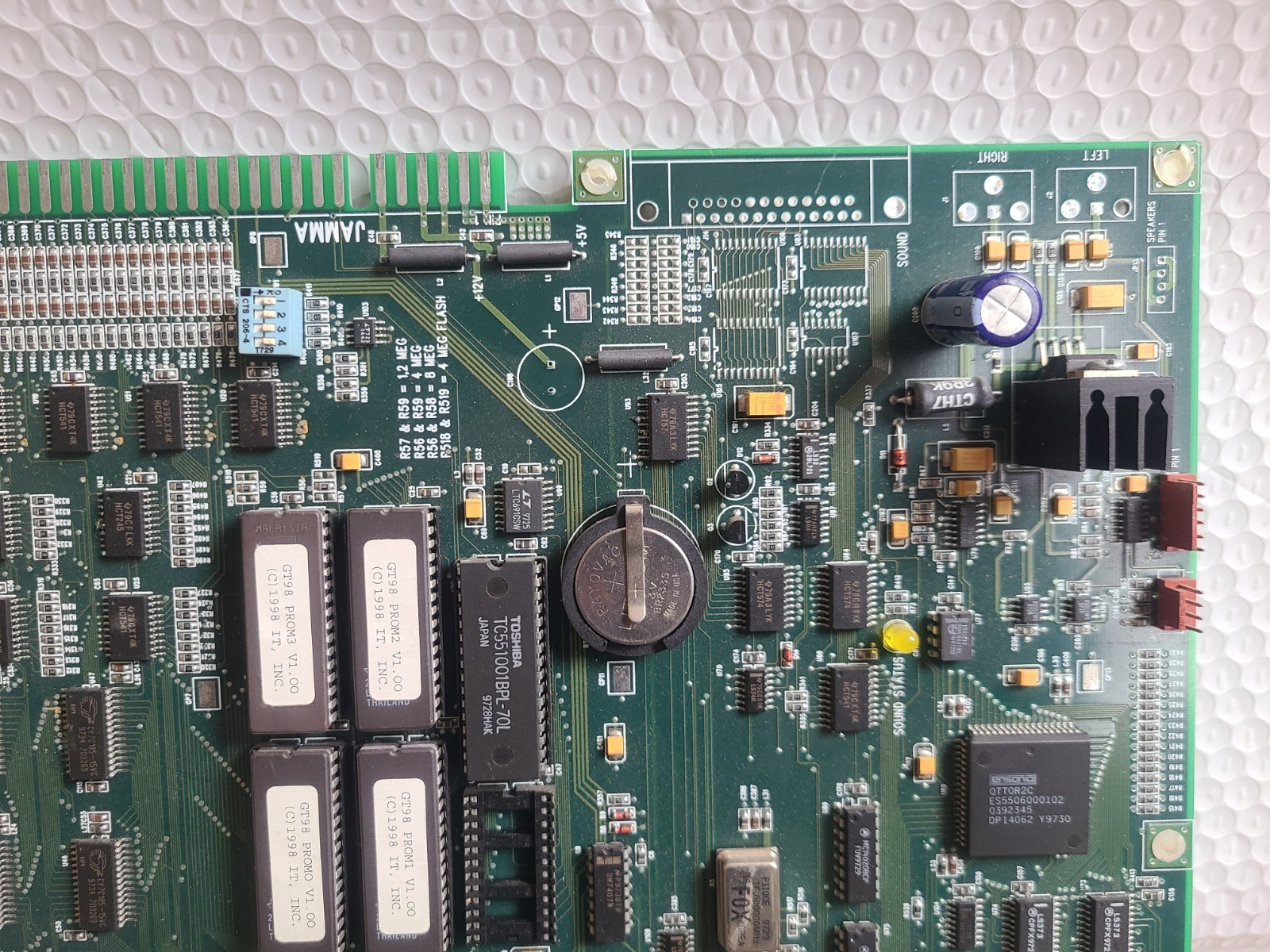 Golden Tee 98 Pro PCB Board Incredible Technologies JAMMA GT98 Untested