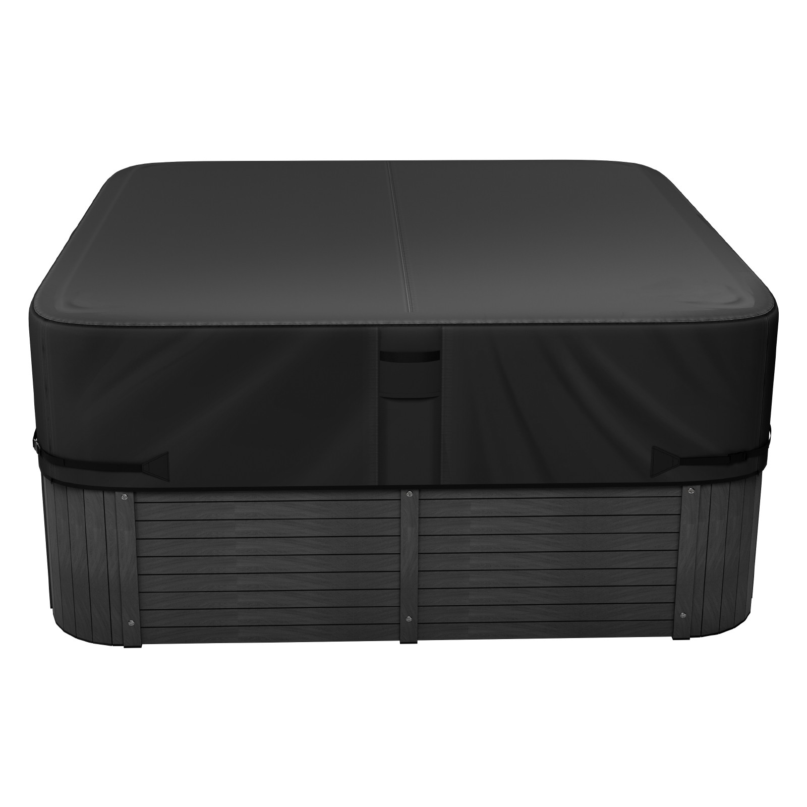 VEVOR Outdoor Hot Tub Cover 88 x 88 x 20 Inch Weatherproof and Waterproof Black